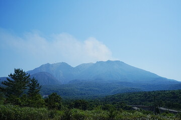 Sakurajima Volcano Mountain in Kagoshima, Japan - 日本 鹿児島 桜島 