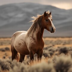 Obraz premium horse in the field