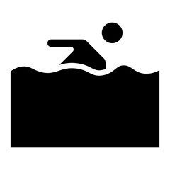 swimming glyph 