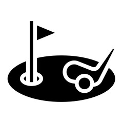 golf glyph 