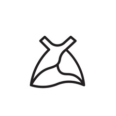 Dress Fashion Style Outline Icon