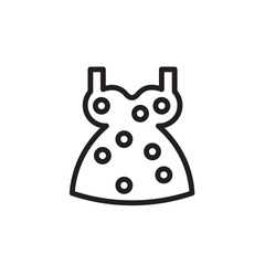 Girl Female Dress Outline Icon