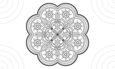 Mandala Design, Mandala vector design.