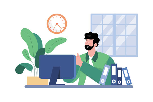 Job seekers start working at the company.