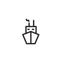 Boat Cruise Sea Outline Icon