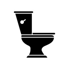 Toilet icon vector on trendy design