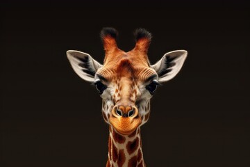 giraffe close up