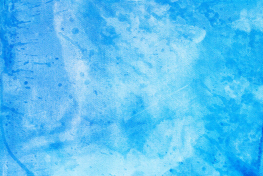 acrylic blue painted background texture