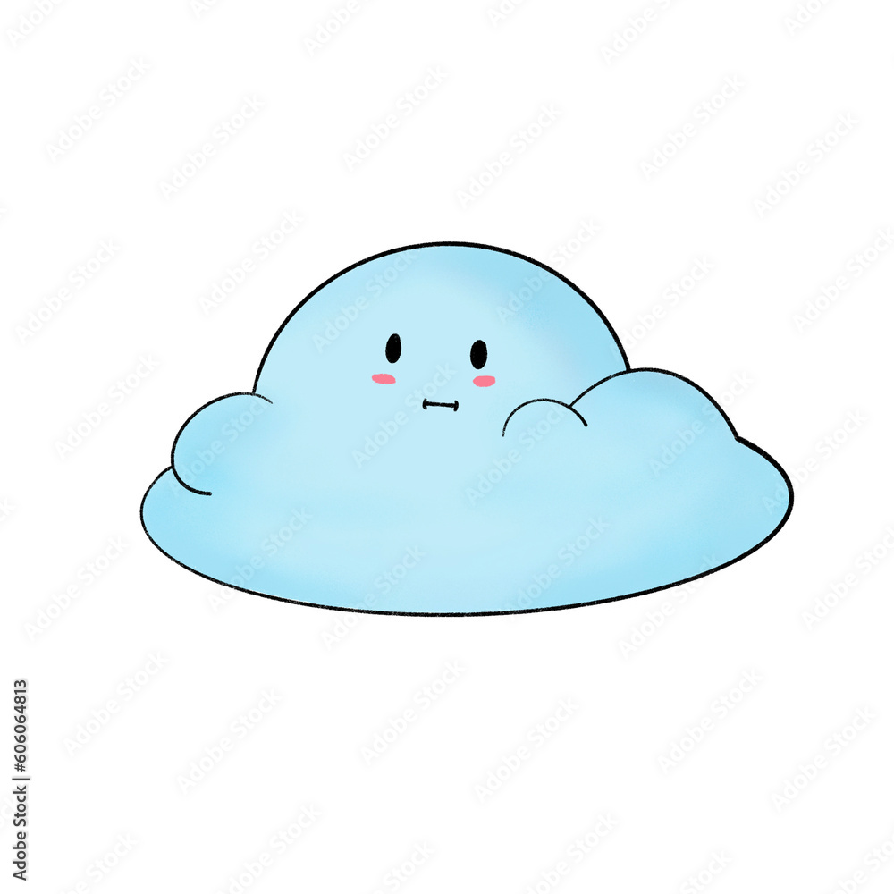 Wall mural cloud computing concept