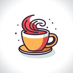 Coffee Cup Vector Illustration Coffee Logo Design
