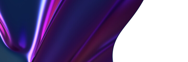 Naklejka premium Captivating Chromatic Universe: Dive into a 3D Multicolor Extravaganza