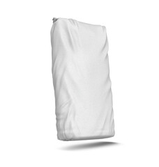 Fototapeta premium White Paper Food Groats Flour Sugar Bag Packaging 3D-Rendering