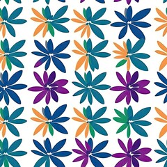 Fashionable pattern  simple flower Floral seamless background for textiles, fabrics, covers, wallpapers, print, gift wrapping and scrapbooking 