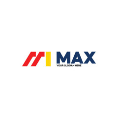 max logo vector. max letter original monogram logo design