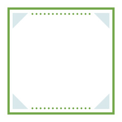 Green and blue backgrounds materials,  frame for your text