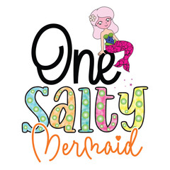 Mermaid Sublimation Design