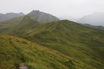 Fototapeta premium Panorama of Tappenkarsee valley, Austria