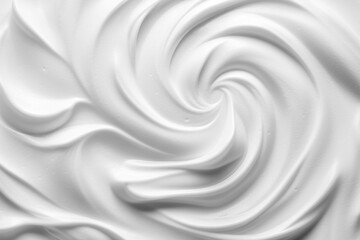 Pure white cream texture smooth creamy cosmetic product background,white foam cream texture for backdrop - obrazy, fototapety, plakaty