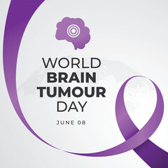 world brain tumour day design template for celebration. brain illustration. brain vector design.