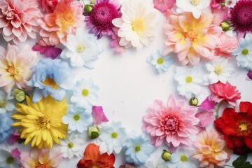 Obraz na płótnie Canvas concept peonies pastel color flower spring design watercolor background valentine blossom. Generative AI.