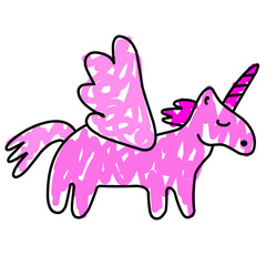 Children Drawing Doodle Color 