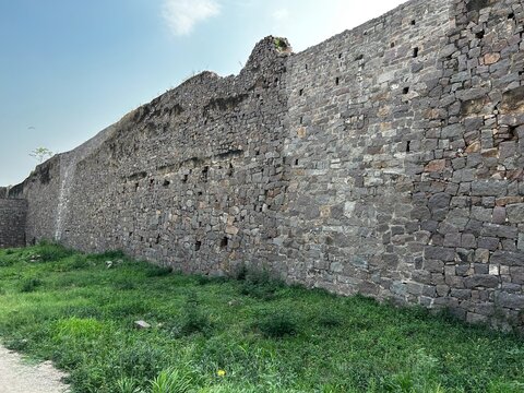 Marvelous yet the ruins of Golconda Fort from Hyderabad, India