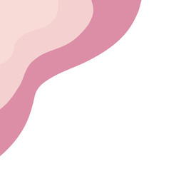 Neutral colors waves borders, frames, corners hand drawn illustration