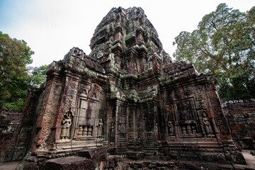 Banteay Samre temple, is a temple at Angkor where is showcases the unity of Hinduism and Buddhism located on Siem Reap, Cambodia