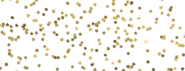 Plummeting Christmas Sparkles: Captivating 3D Illustration of Descending Holiday Star Glitters