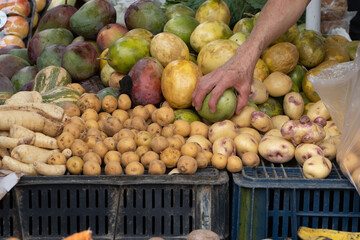 Mercado campesino verduras