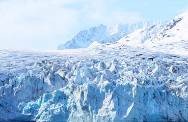 Lamplugh Glacier, Glacier Bay National Park, Alaska, USA