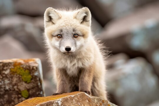 Cute Arctic Fox photo picture