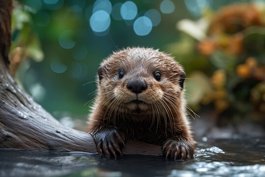 Cute Sea Otter photo picture