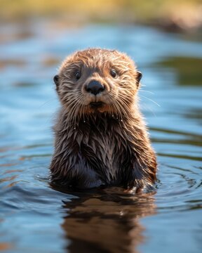 Cute Sea Otter photo picture