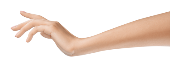 Delicate hands with chic nail polish, ideal for jewelry or accessory brands, portraying intimacy and love. Suitable for romantic or emotional content.