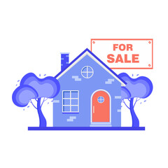 Fototapeta premium Real estate vector illustration. Isolated on white background.