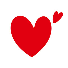 Obraz na płótnie Canvas Heart shape symbol , illustration