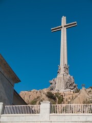 Cross of "Valle de los Caídos". San Lorenzo de El Escorial. Madrid's community, Spain.
