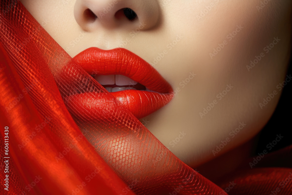 Poster tempting smoothness captivating all desire.. ai generation. generative ai
