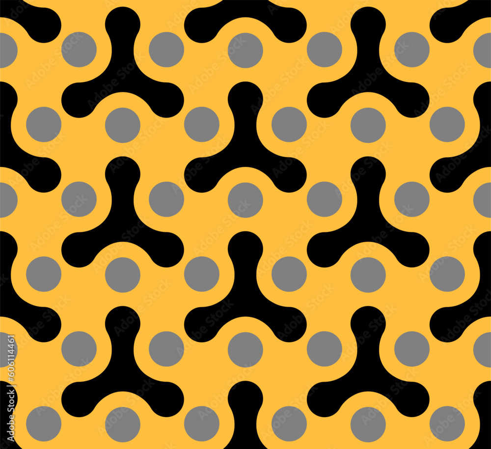 Poster abstract repeating seamless geometric pattern