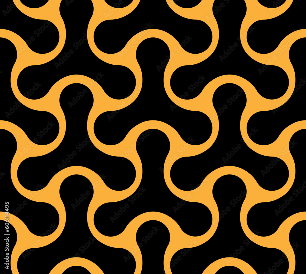 Poster abstract repeating seamless geometric pattern
