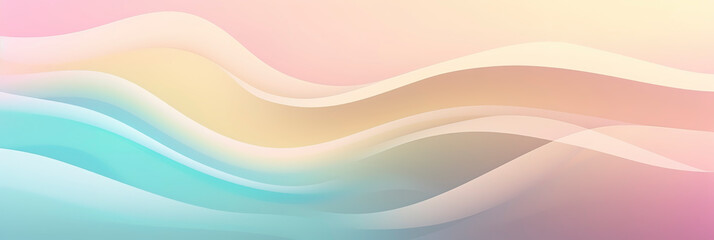 Abstract Wallpaper in Soft Pastel Tones: Elegance and Tranquility. Generated AI