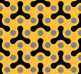 Abstract repeating seamless geometric pattern