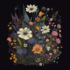 Dark Wildflowers 