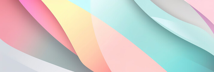 Subtle Elegance: Abstract Wallpaper in Pastel Shades. Generated AI