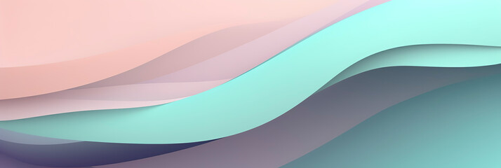 Subtle Elegance: Abstract Wallpaper in Pastel Shades. Generated AI