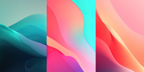 Whispering Pastels: Serene Abstract Wallpaper Design. Generated AI