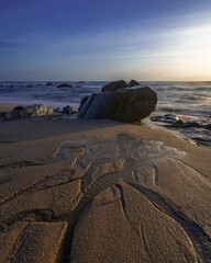 beach at sunset