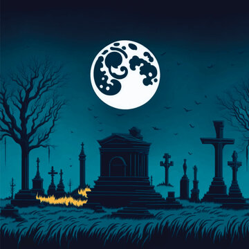 halloween night background