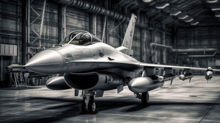 F-16 Fighting Falcon. Generative AI